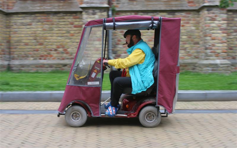 Hans Kisling driving