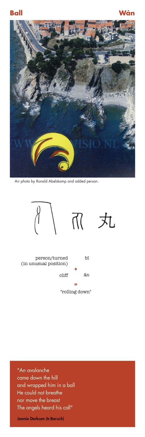 Chinese character ball - wan