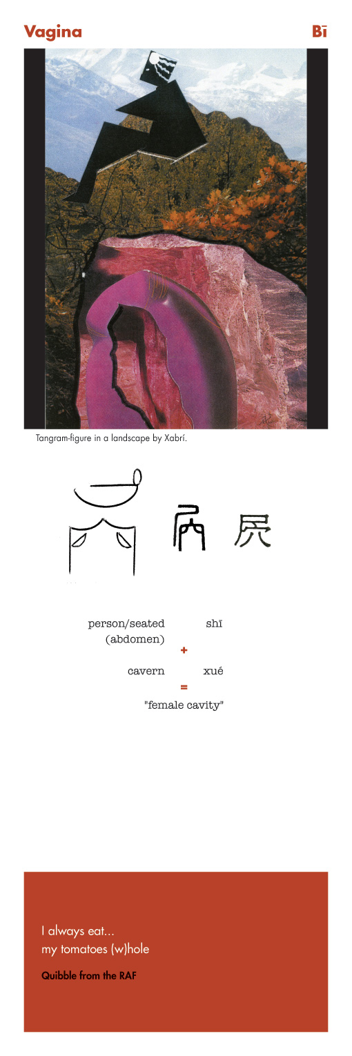 Vagina - Bi Chinese character