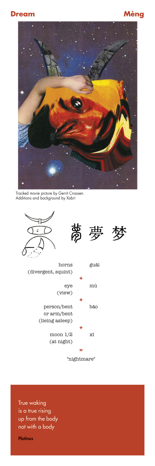 Chinese character dream