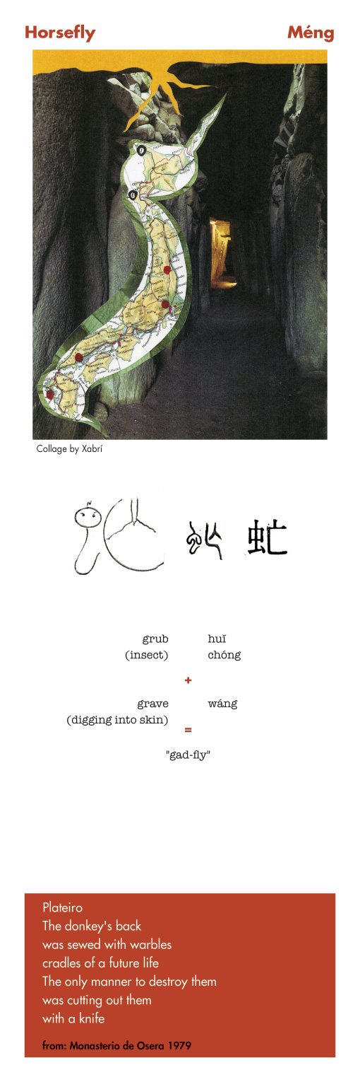 Chinese character horsefly